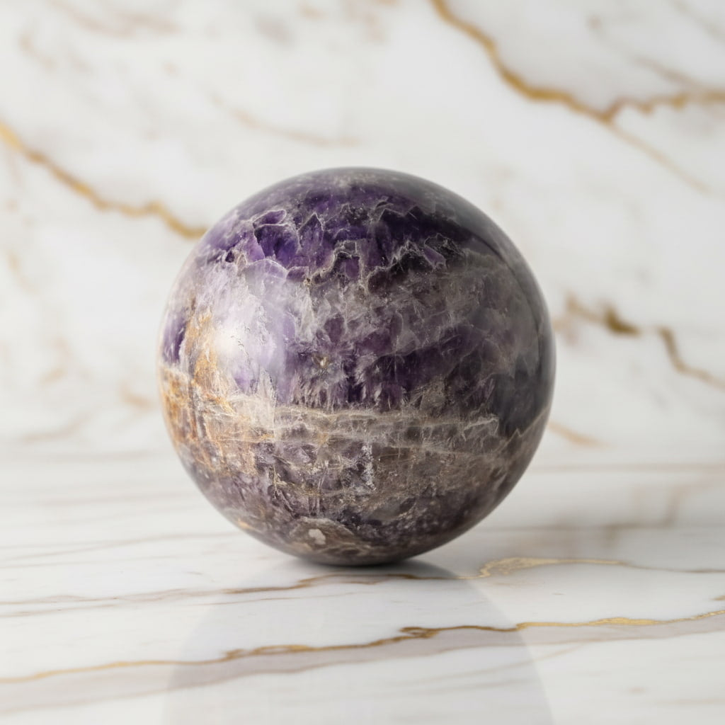 Große Amethyst Kugel – Balance & Meditation CrystalScents