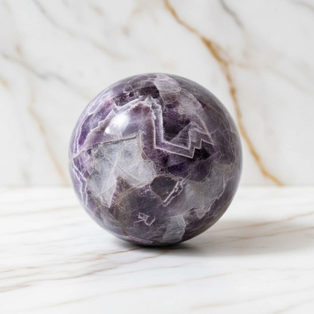 Sehr große Amethyst Kugel – Meditation, Raumenergie & Harmonie CrystalScents