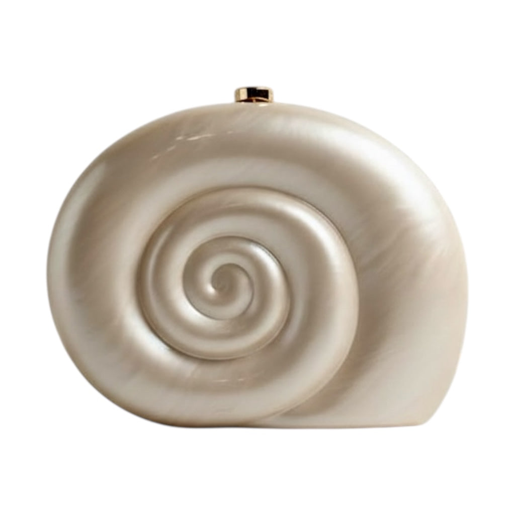Clutch - im hellen Muschel Design CrystalScents