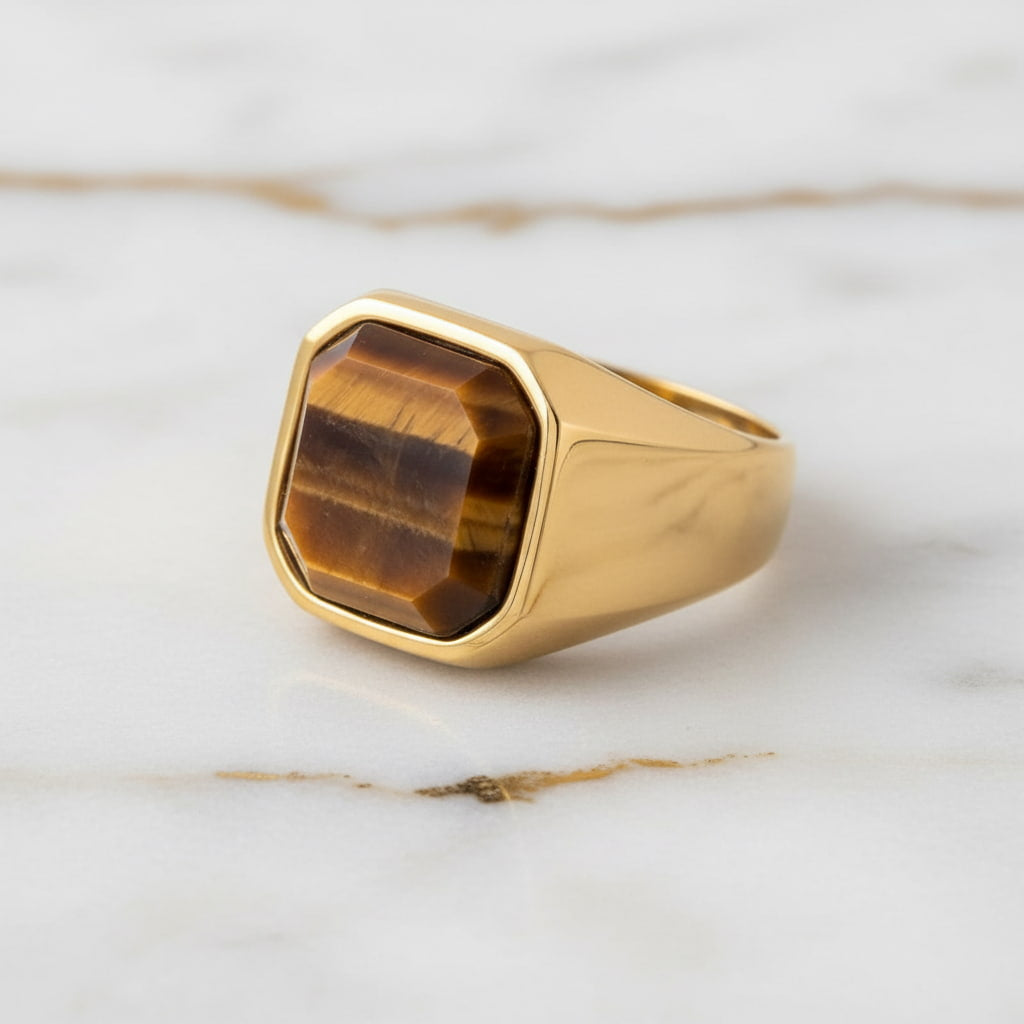 Tigerauge Ring - Kraftvolle Akzente JETZT sichern CrystalScents