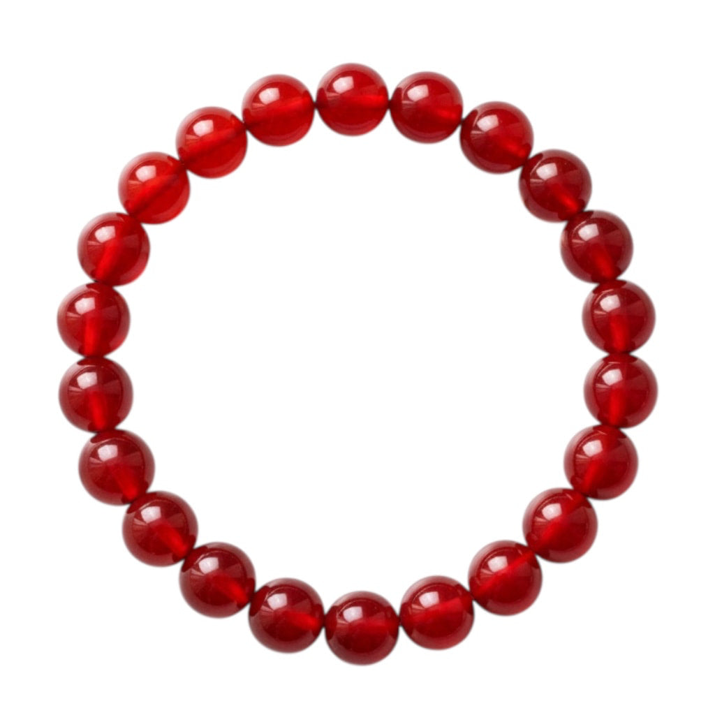 Rotes Achat Kugelarmband – Energie & Ausstrahlung CrystalScents
