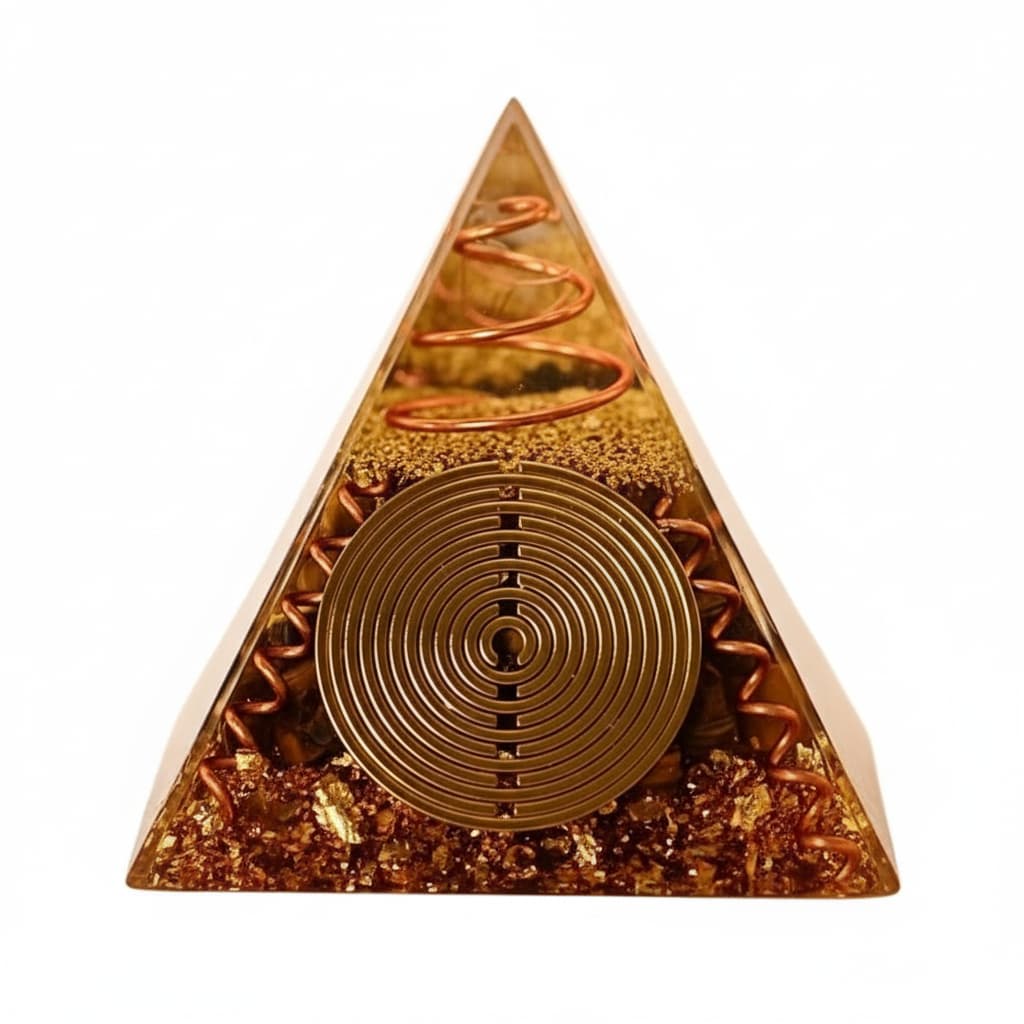 Orgonit Pyramide Tigerauge – Wirkung & Eleganz