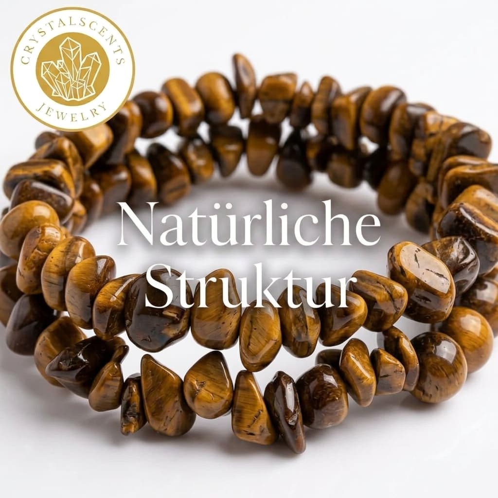 Tigerauge Splitterarmband  - Erdung & Kraft