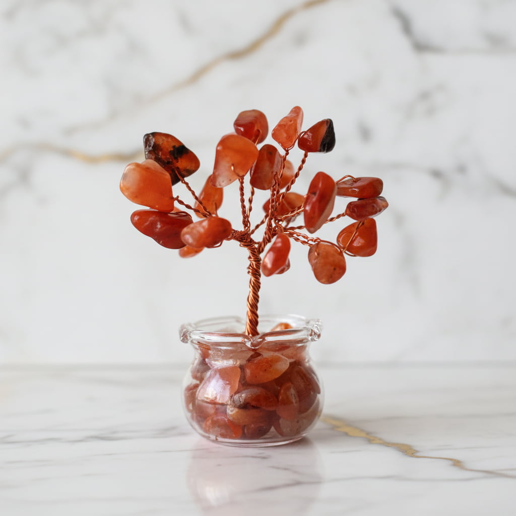 Mini Karneol Baum - Energie überall wo du willst CrystalScents