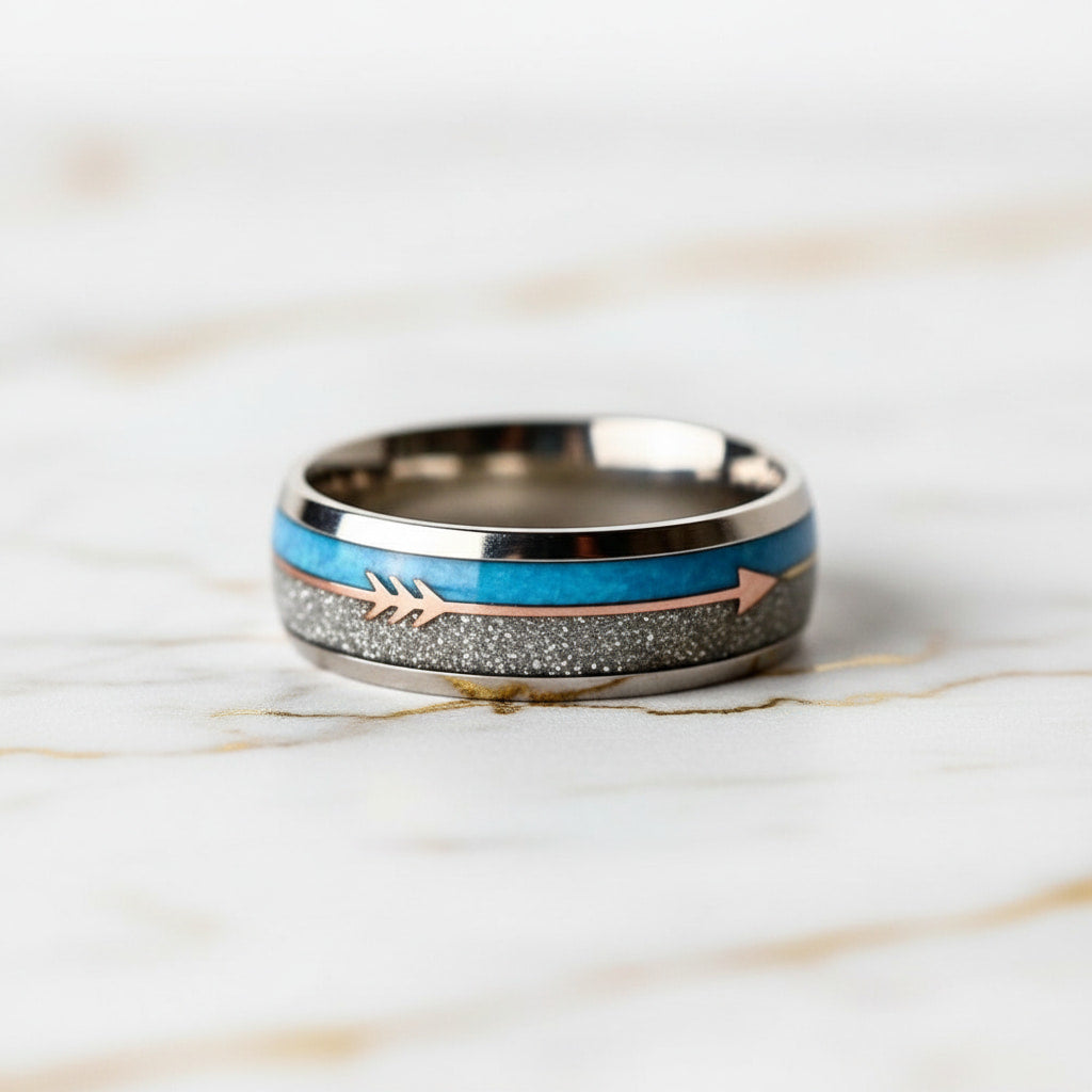 Ring mit Pfeil-Design – dekoratives Accessoire für markanten Look CrystalScents