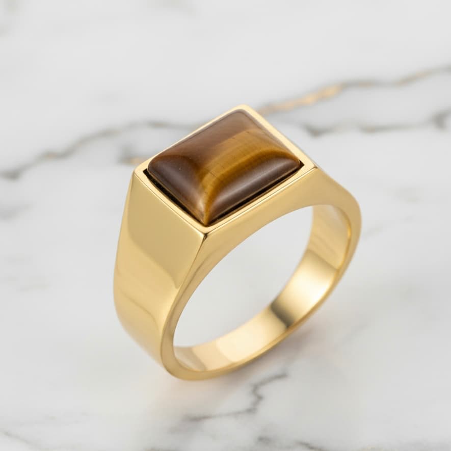 Tigerauge Ring – Stabilität & Selbstvertrauen CrystalScents