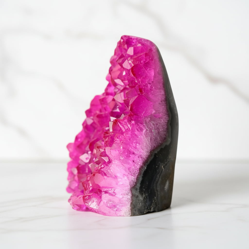 Amethystdruse – Pinker Dekorationsakzent CrystalScents