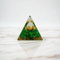 Orgonit Pyramide - Grüne Blume des Lebens CrystalScents