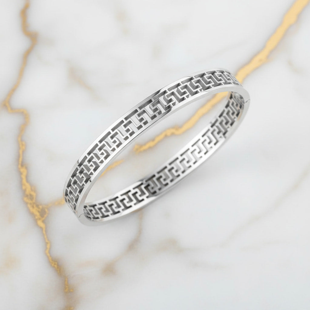 Armband - Silber mit kunstvollem Muster CrystalScents