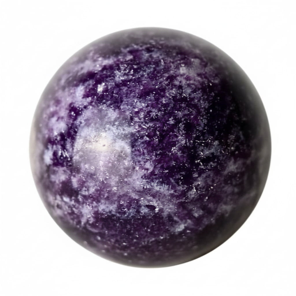 Lepidolith Kugel – Beruhigende Schönheit CrystalScents