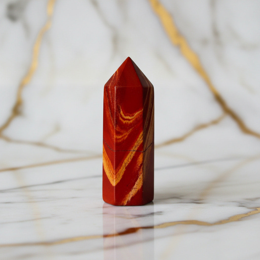 Jaspis Obelisk Mini – Erdung & Stärke