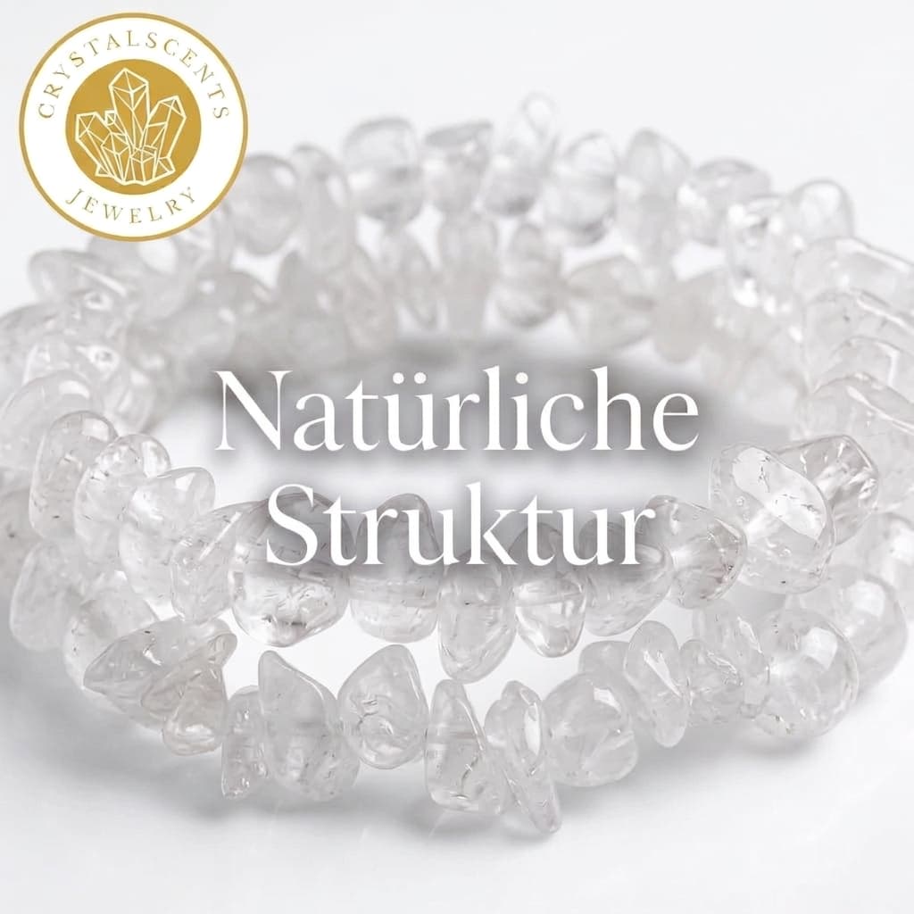 Bergkristall Splitterarmband – Ausgeglichenheit & Gelassenheit