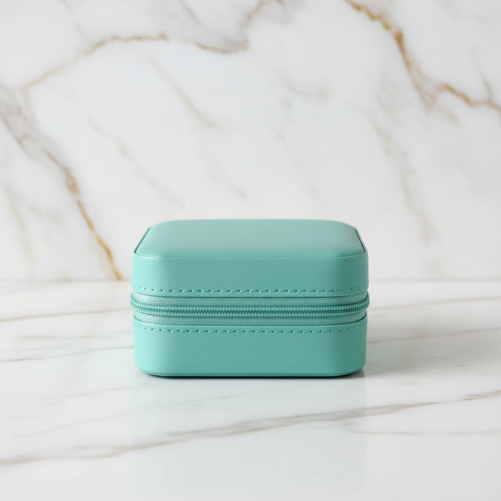 Schmuckbox Türkis – Stilvolle Aufbewahrung für Ringe & Ketten CrystalScents