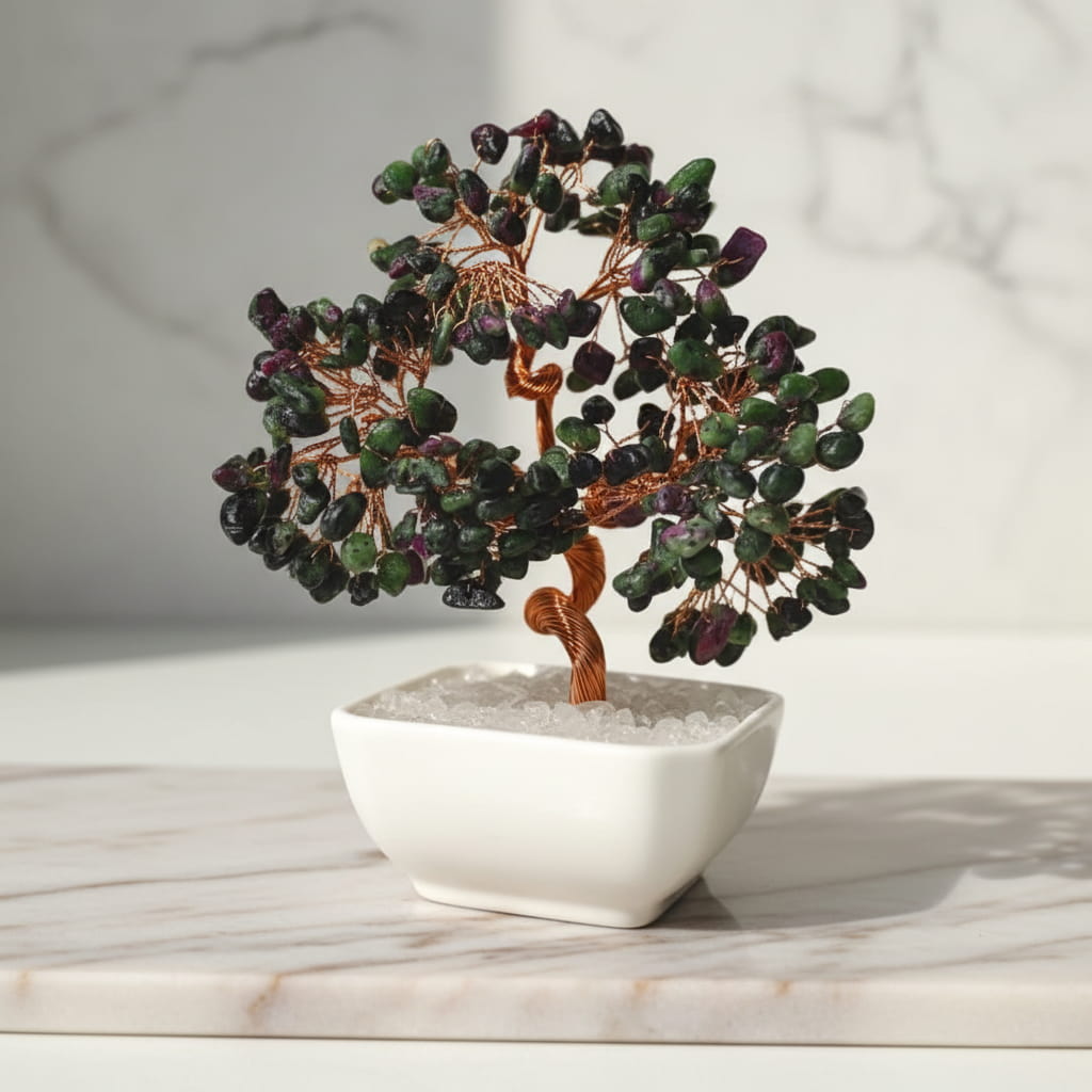 Rubin Zoisit Baum - Vitalität & Kreativität CrystalScents