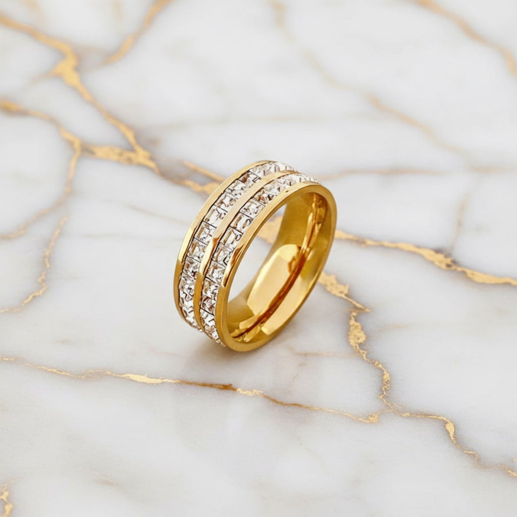 Ring Gold – mit zwei Strassreihen CrystalScents