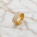Ring Gold – mit zwei Strassreihen CrystalScents