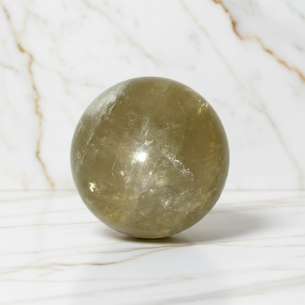 Citrin Kugel – Strahlendes Highlight CrystalScents