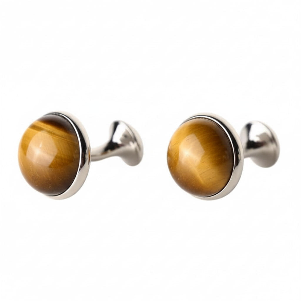 Tigerauge - Silberne Manschettenknöpfe JETZT sichern CrystalScents