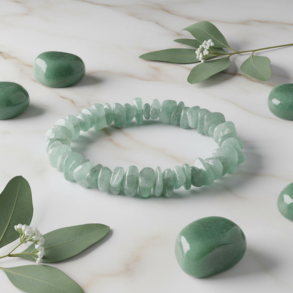 Aventurin Splitterarmband – Optimismus & positive Energie CrystalScents