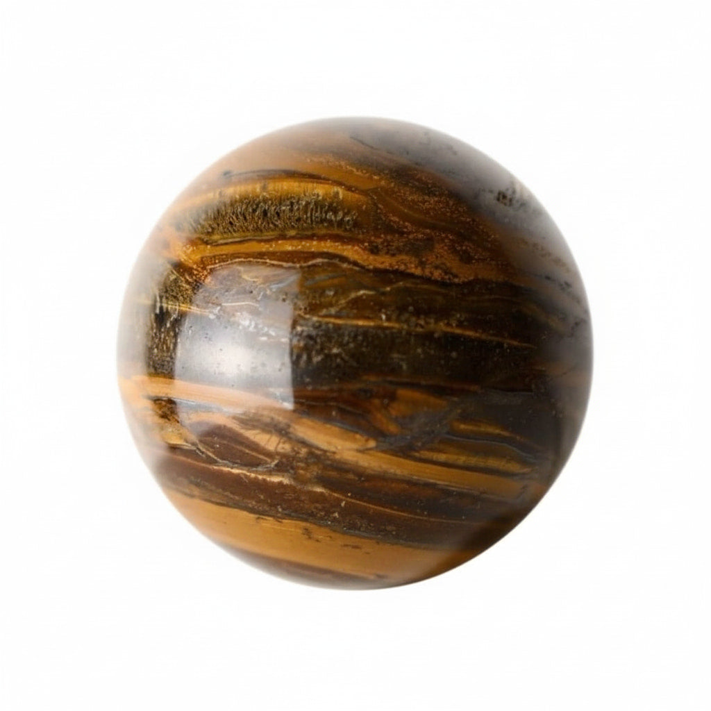 Tigerauge Kugel – warmes Naturjuwel JETZT sichern CrystalScents