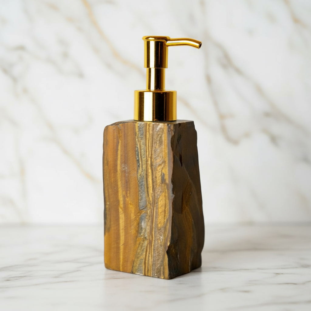 Tigerauge Seifenspender – Funkeln für Ihr Bad