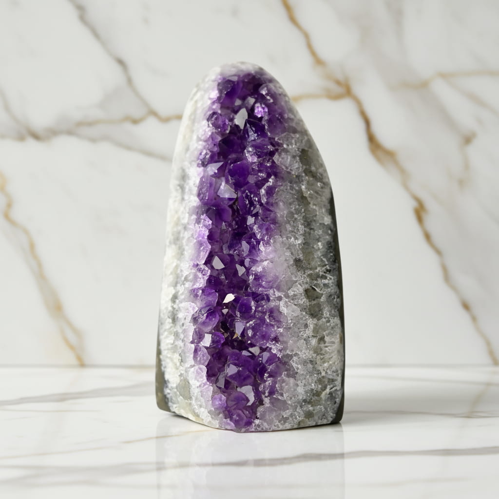 Amethystdruse – Funkelndes Naturjuwel für Wohnräume CrystalScents