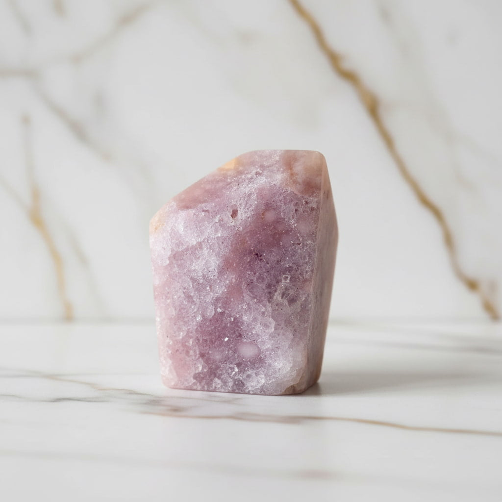 Rosa Amethyst Freiform – Harmonie & positive Energie CrystalScents