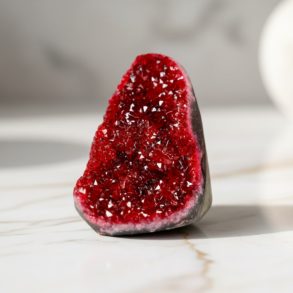 Amethystdruse Rot – Funkelndes Wohnhighlight CrystalScents