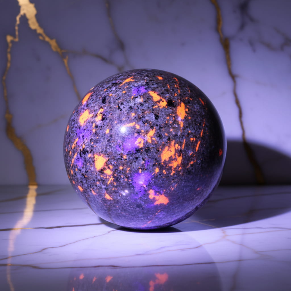 Flammenstein Kugel – Energie & Motivation JETZT entdecken CrystalScents