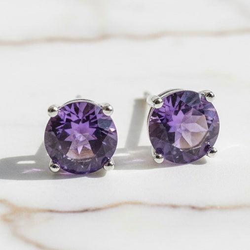 Amethyst Ohrringe - Funkeln & Strahlen