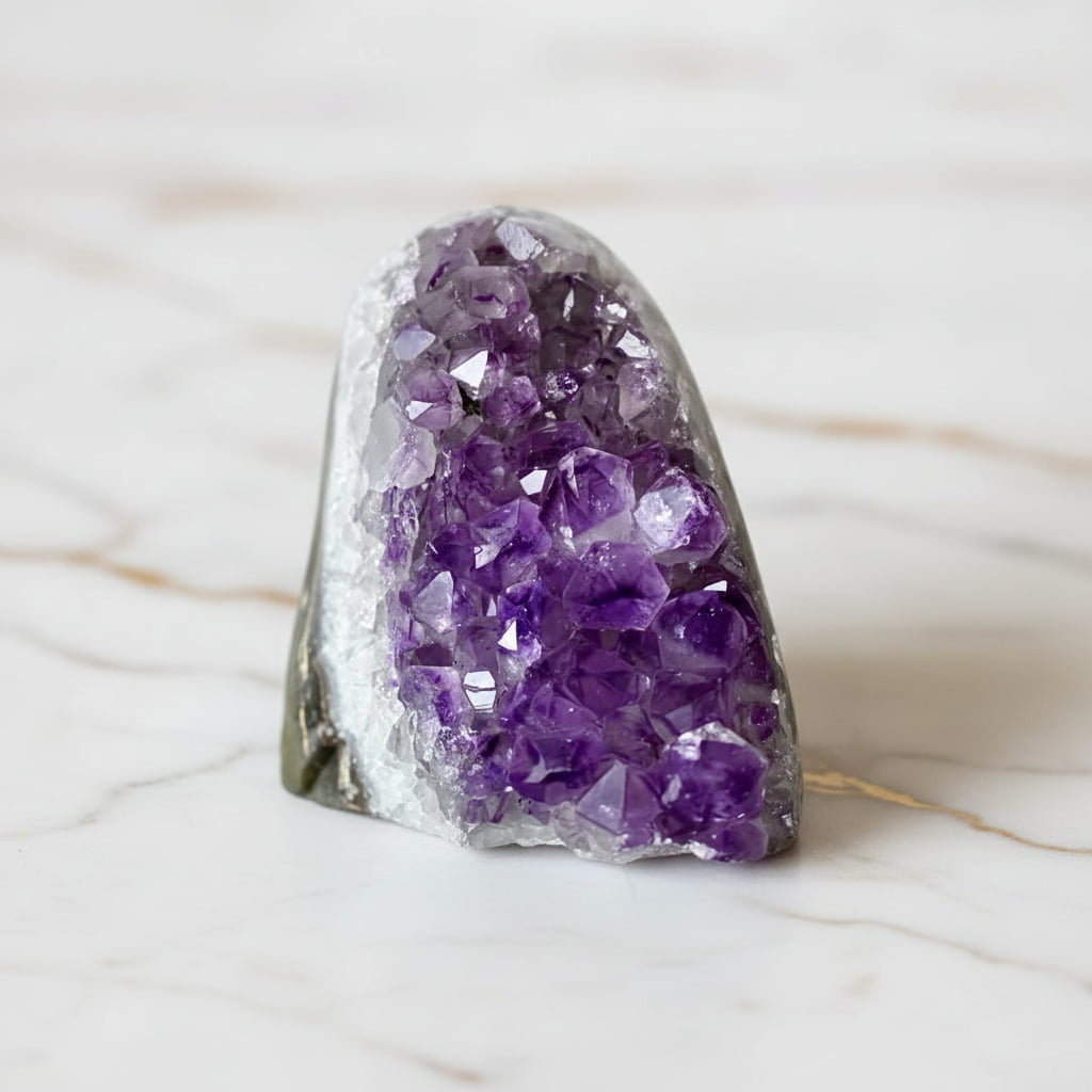 Amethystdruse – Spirituelle Begleiterin für Harmonie CrystalScents