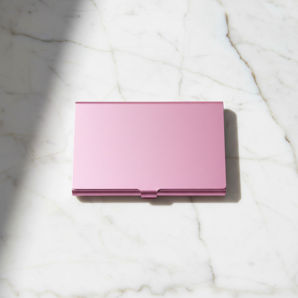 Visitenkartenetui Rosa – Stilvolles Etui für Business & Alltag CrystalScents