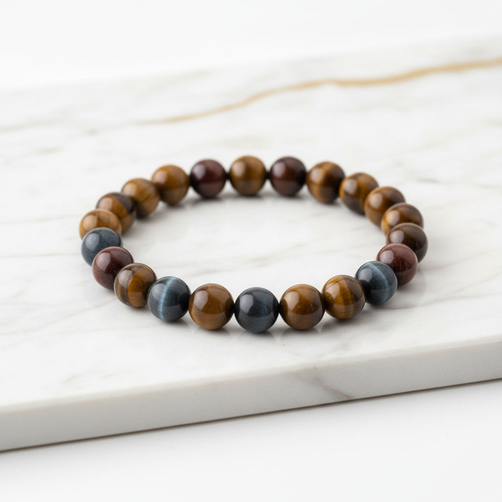 Tigerauge Kugelarmband - Traumschimmer CrystalScents