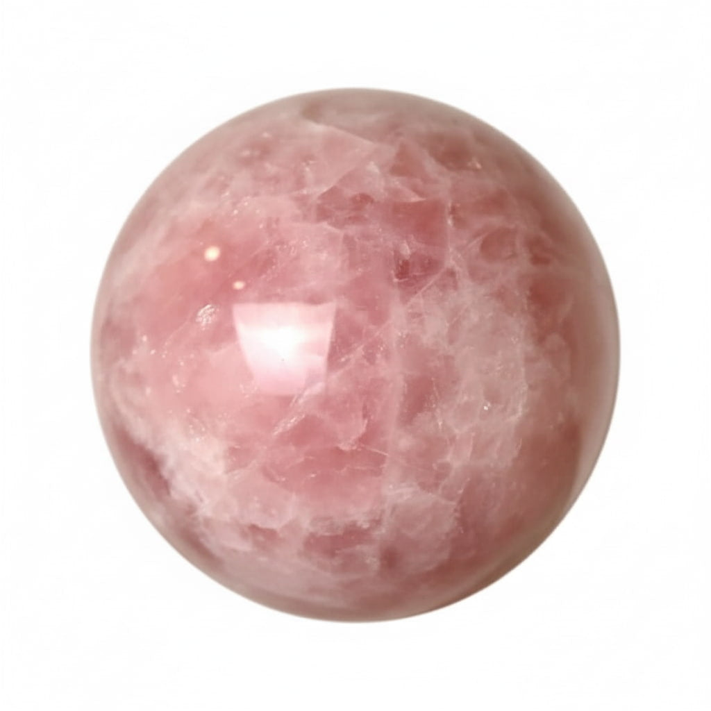 Große Rosenquarz Kugel – Gelassenheit & Geborgenheit CrystalScents