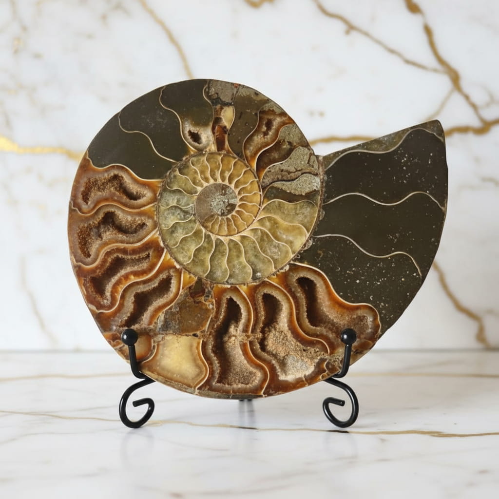 Ammonit Fossil – Fossiles Naturwunder für Deko & Meditation