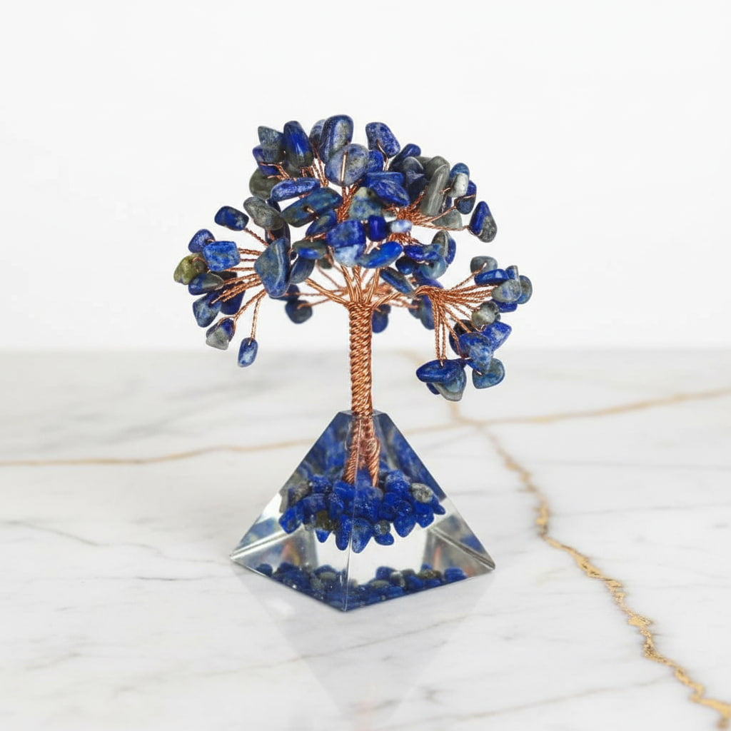 Lapislazuli Baum - Kristallpyramide
