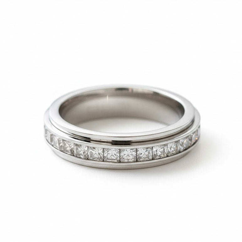 Ring Silber mit drehbarem Design CrystalScents