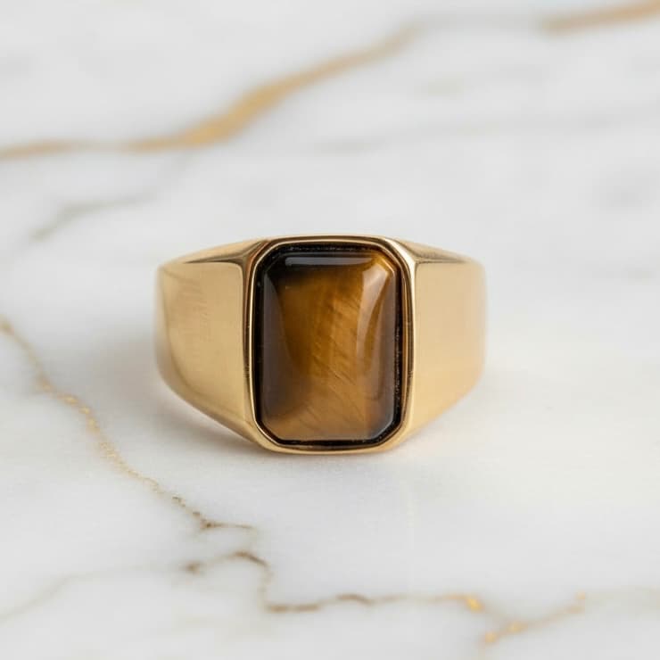 Tigerauge Ring - Klarheit & Fokus JETZT sichern CrystalScents