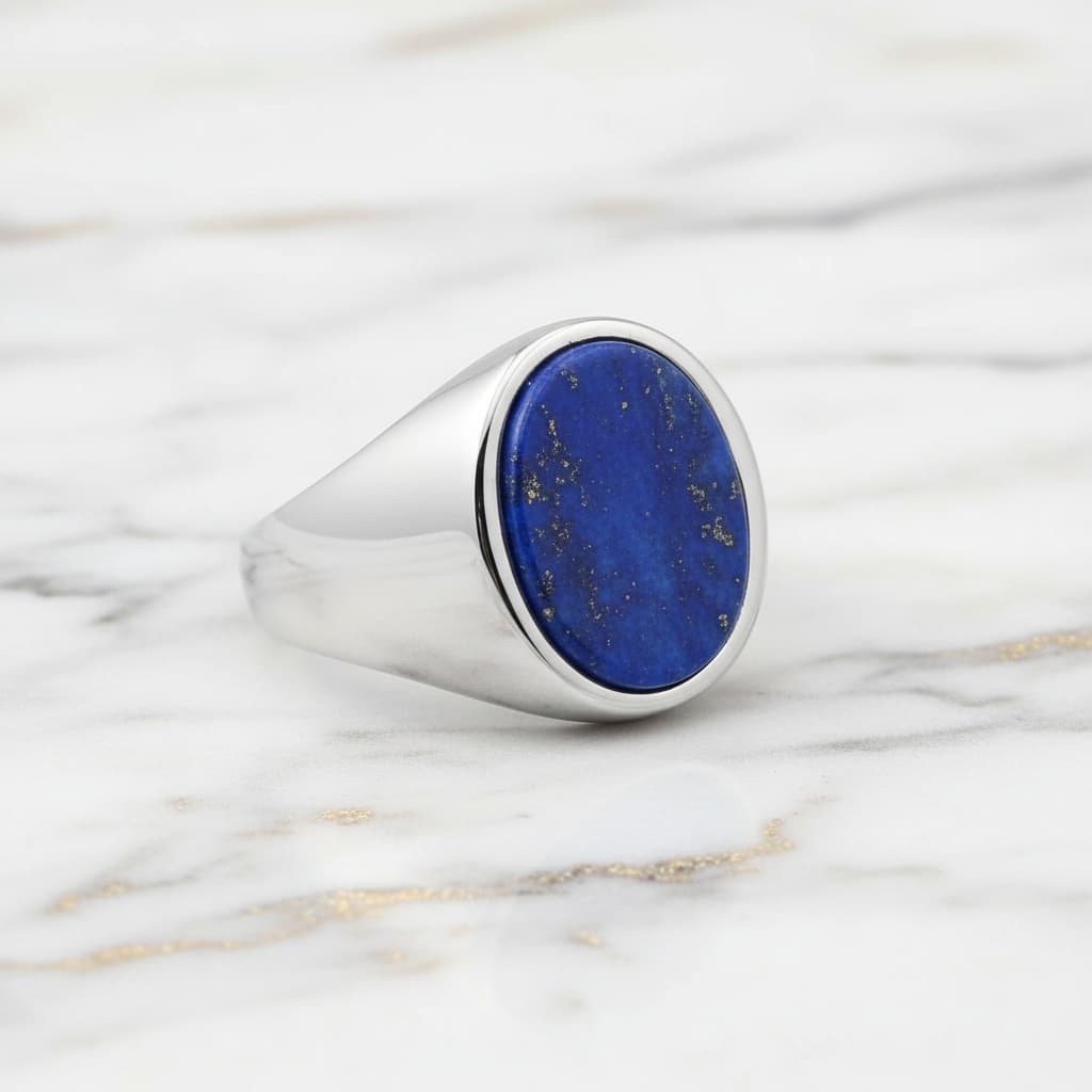 Lapislazuli Ring - Stärke & Mut CrystalScents
