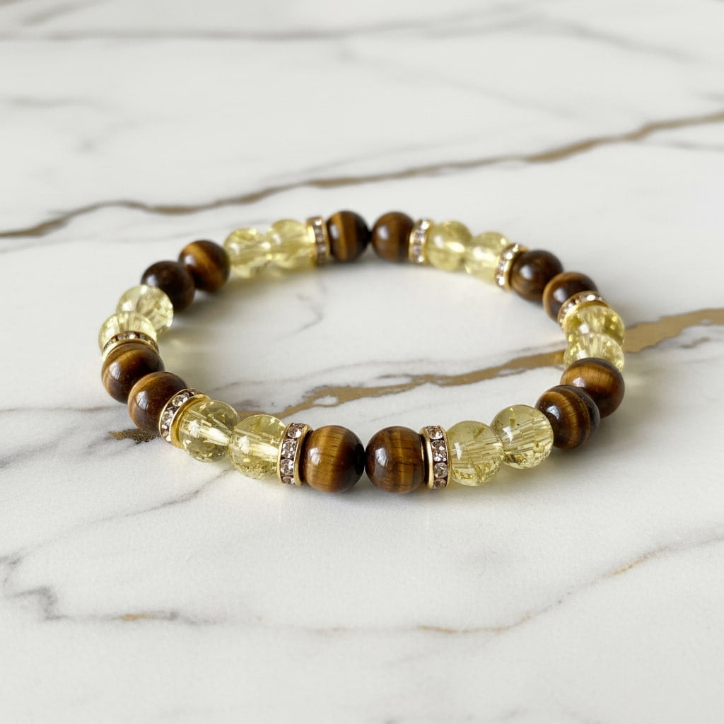 Tigerauge Armband – Accessoire für strahlende Akzente CrystalScents
