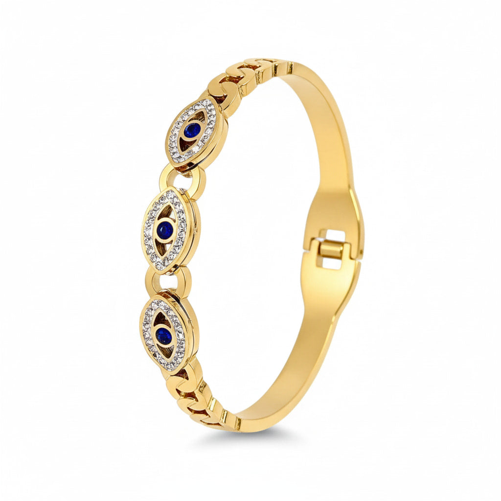 Armband – Goldarmband mit Augenmotiven CrystalScents