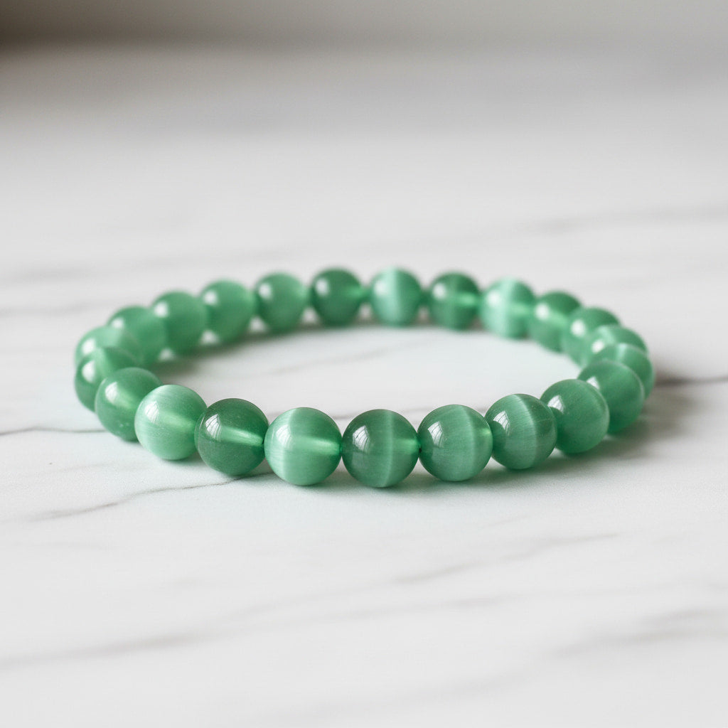 Katzenauge Kugelarmband – Harmonie & innere Ruhe CrystalScents
