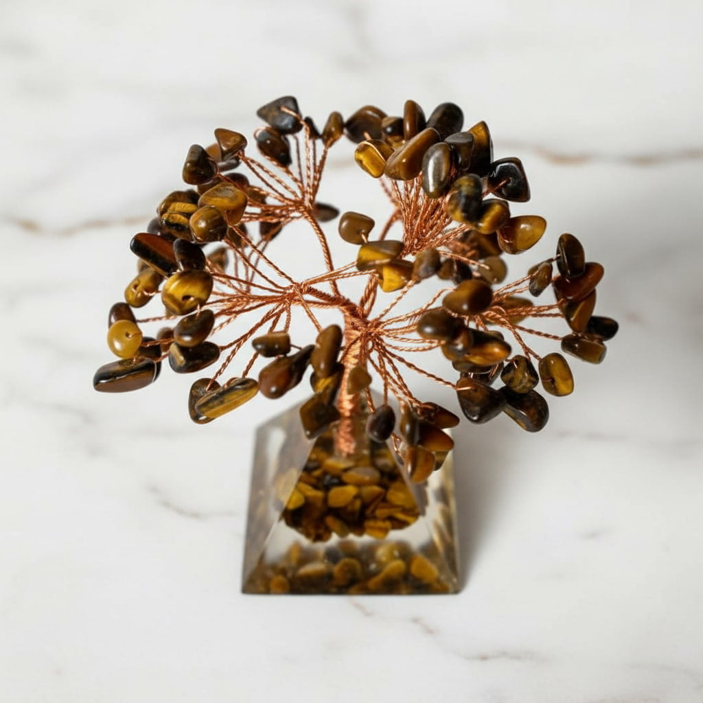 Tigerauge Baum - Kristallpyramide JETZT sichern CrystalScents