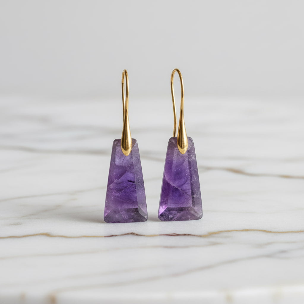 Amethyst Ohrringe – Klarheit & Verbindung CrystalScents