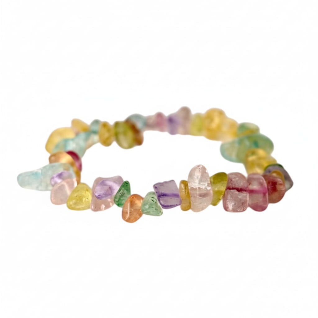Fluorit Splitterarmband - Klarheit & positive Schwingungen CrystalScents