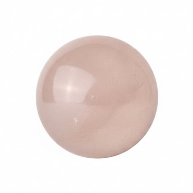 Rosenquarz Kugel Mini – Liebe & Harmonie