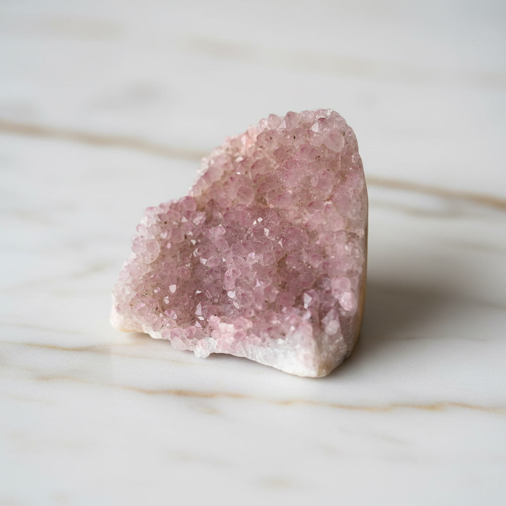 Amethystdruse rosa – Zarte Farbnuancen für Ruhe & Harmonie CrystalScents