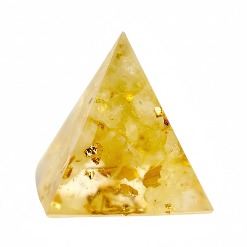 Mini Citrin Pyramide – Leuchtkraft für Zuhause CrystalScents