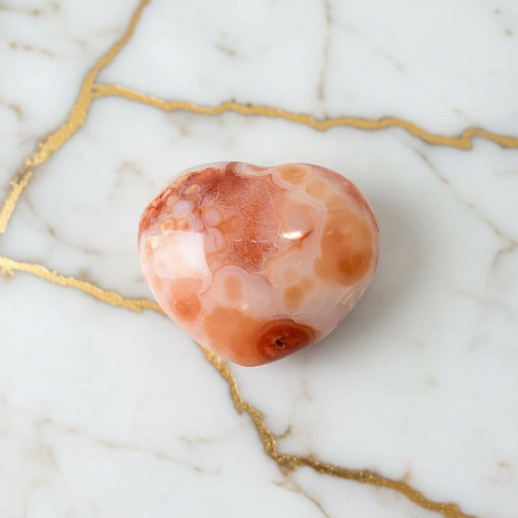 Karneol Herz – Lebensfreude & kreative Kraft