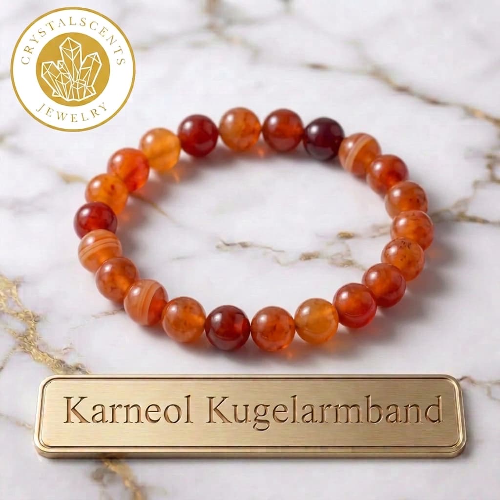 Karneol Kugelarmband – Lebensfreude & innere Stärke